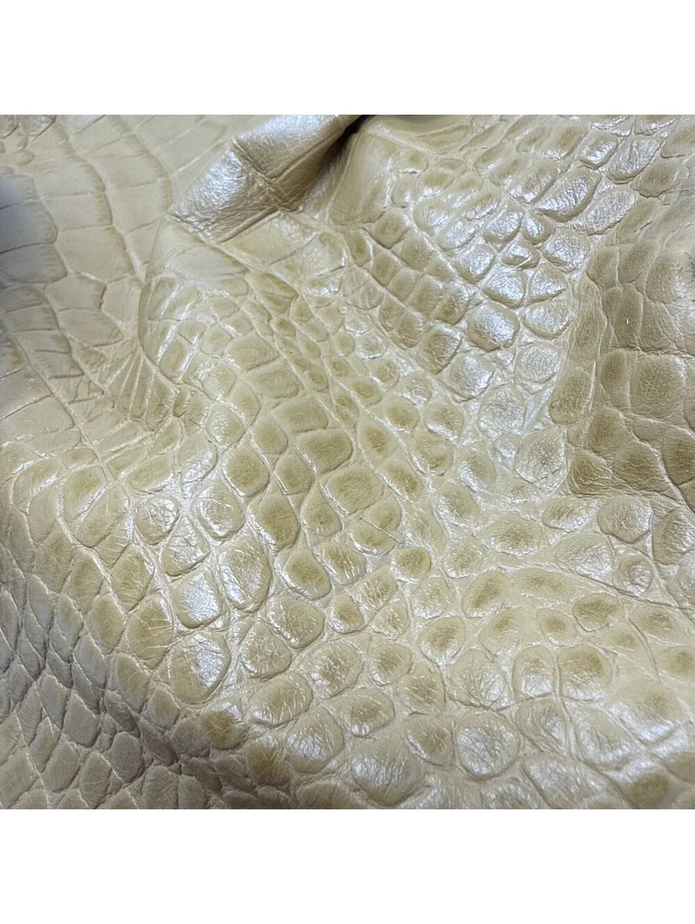 COACH Madison Sophia Embossed Croc Leather Satchel Bag